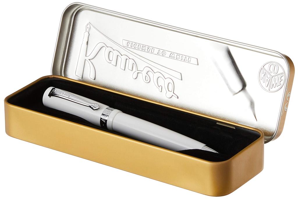KAWECO Kaweco Ballpoint Officially Imported Pen, Oil-Based, Student, White, STBP-WH,