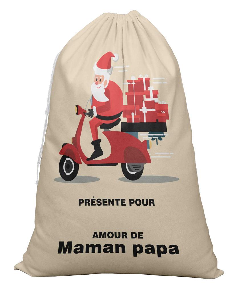 Printtoo Набор из 2 шт. Мешки для хранения рождественских подарков Большой мешок Санты для подарков со шнурком Рождественский сувенир 27x20 дюймов