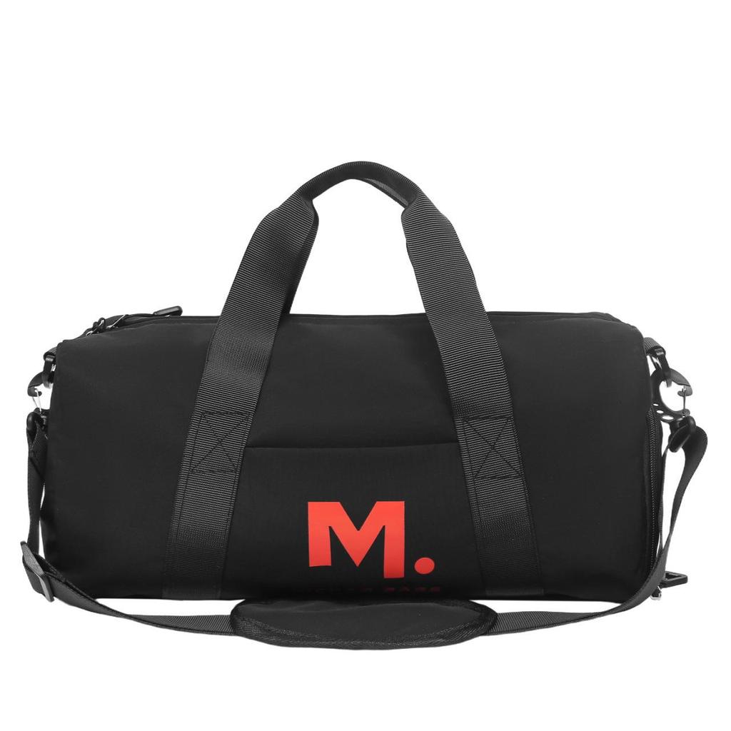 New Large Capacity Gym and Travel Bag - Lightweight, Dry & Wet Separation, Single Shoulder/Crossbody with Printed Logo