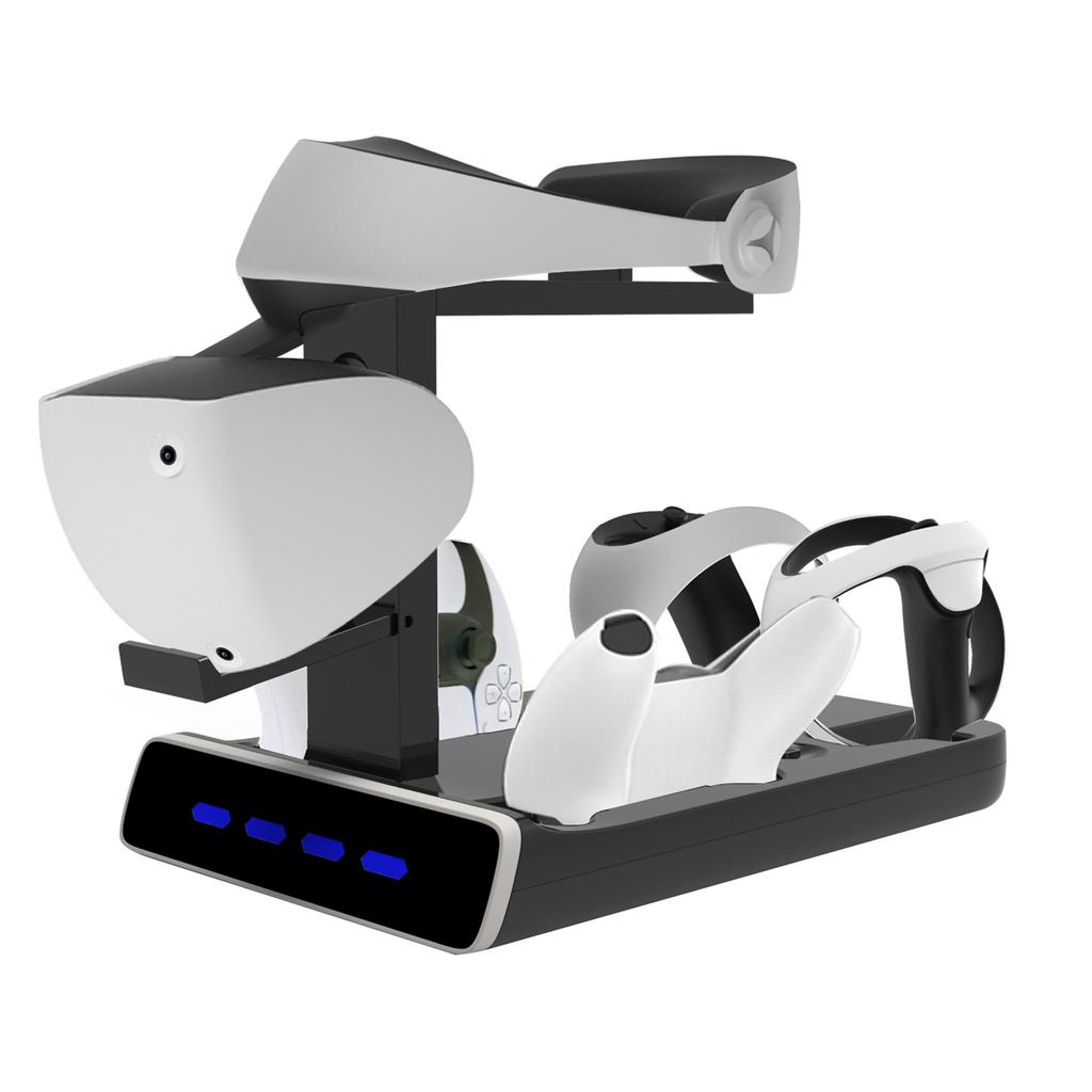 Portable Charging Dock Stand Controller Charging Station with - Headset Display Stand Controller Charger-Station