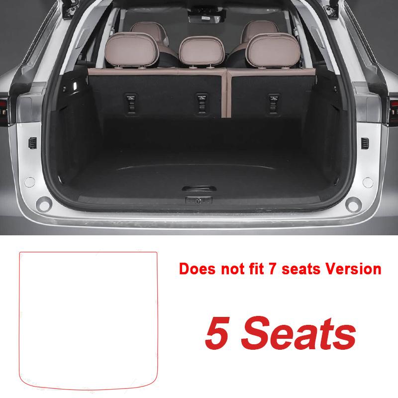 5 Seats For Chery Tiggo 9 Accessories 2024 2025 2026 Leather Car Trunk Mat Cargo Storage Cushion Liner Boot Carpet Auto Interior
