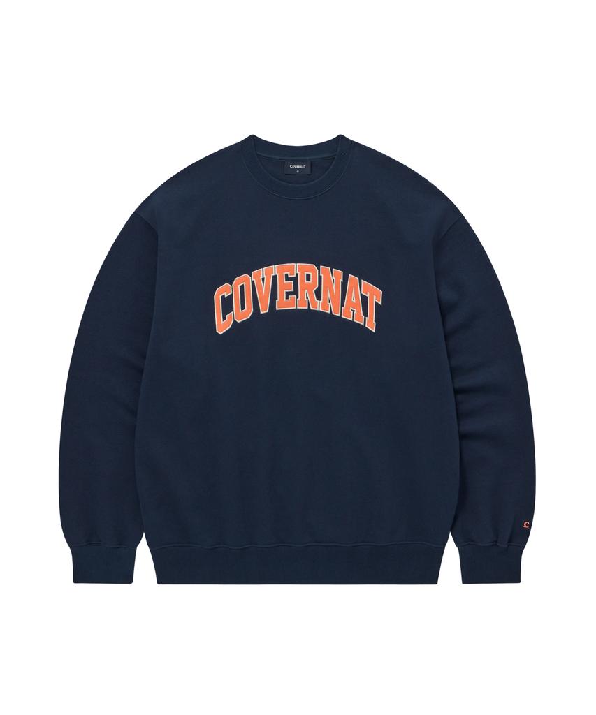 COVERNAT Arch Logo Sweatshirt Navy