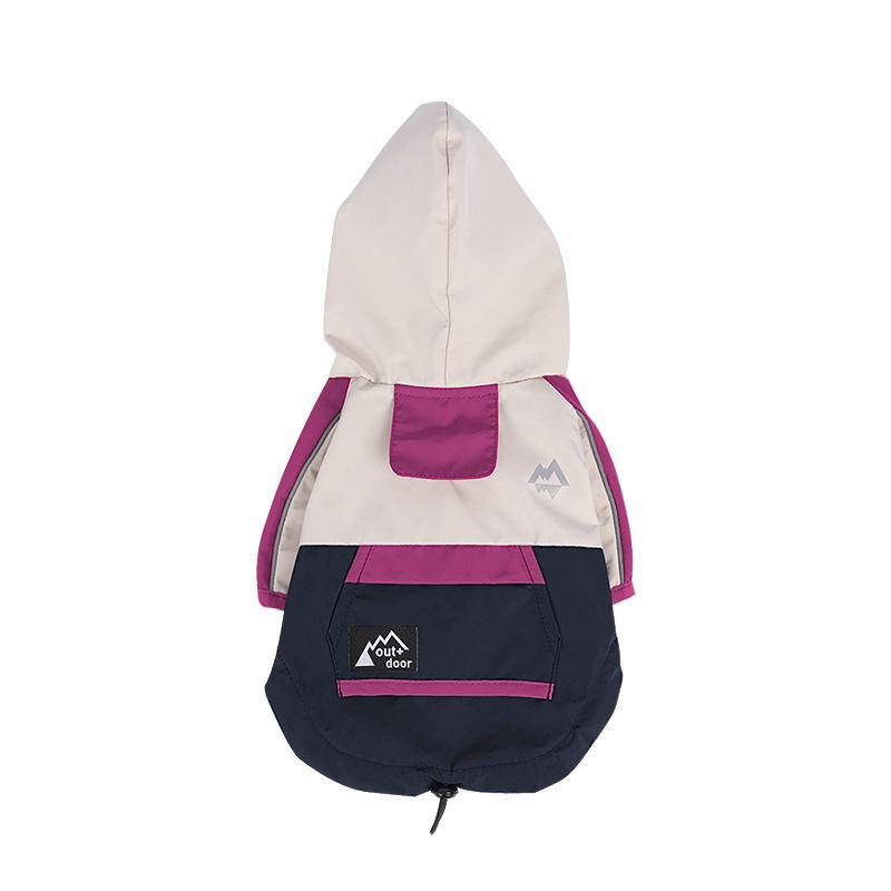 Dog Raincoat Pet Four Seasons Waterproof Going Out Jacket Teddy Schnauzer Dog Clothes Anti-fouling and Anti-dirty Outer Clothing