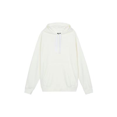 Nike Спортивная одежда Клубный флисовый пуловер с капюшоном Мужская толстовка с капюшоном Парус-белый BV2655-133