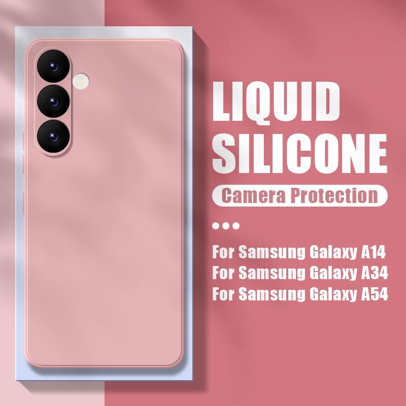 Liquid Silicone Rubber Shockproof Back Case For Samsung Galaxy S25 Ultra S24 FE S23 S22 S21 FE A56 A36 A55 A16 A15 A06 A35 A25 A54 5G