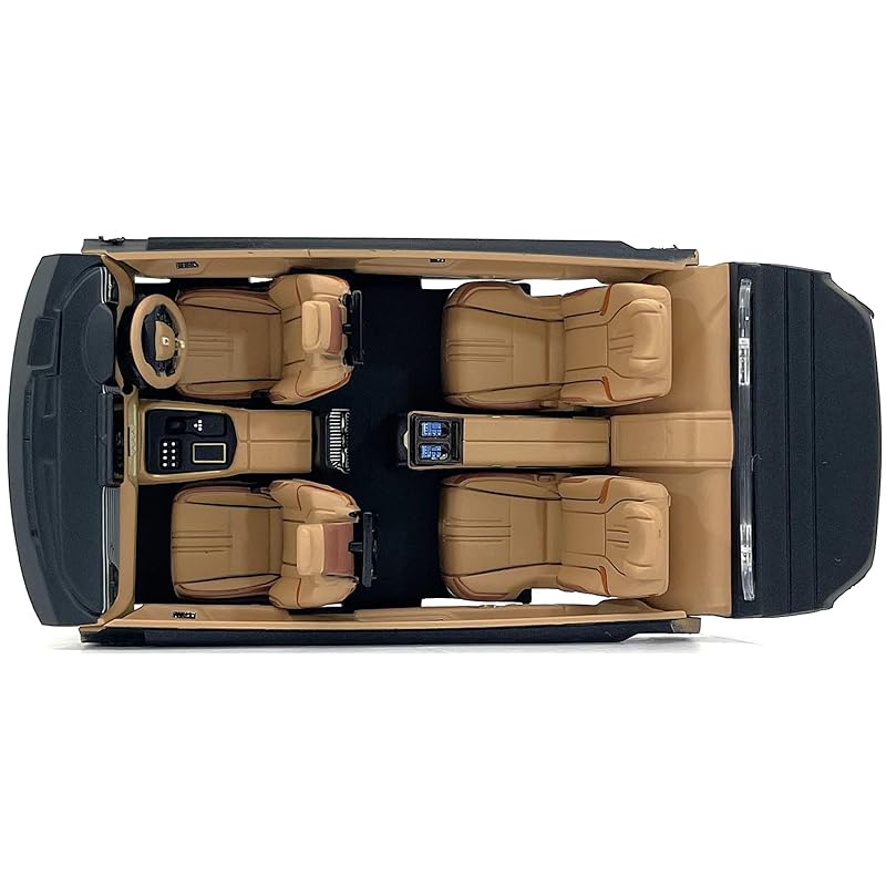 Kyosho Оригинал 1/43 Масштаб Toyota Century (Рассвет Монохромный) (Серый) с темно-коричневым салоном, готовая модель, KS03926G