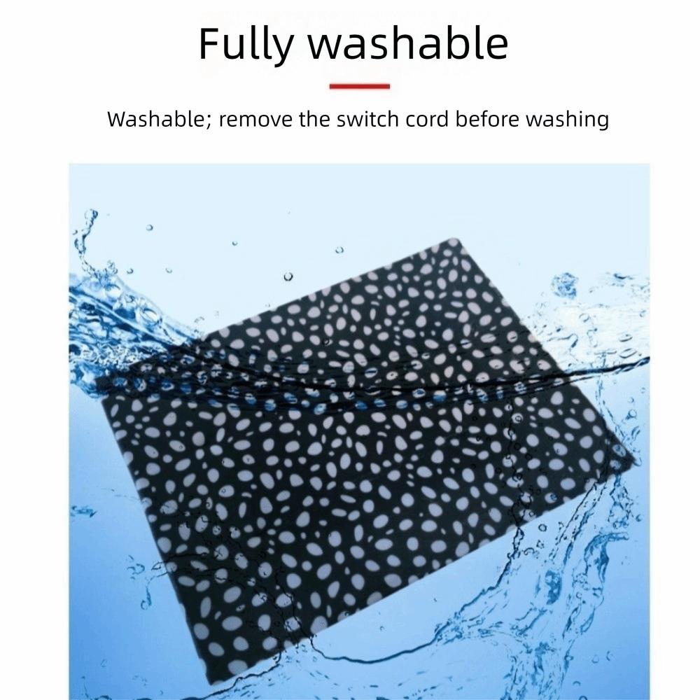 Plush Warm Pet Heating Pad Adjustable Temperature Cat Bed Mat Cat Electric Blanket Pet Crate