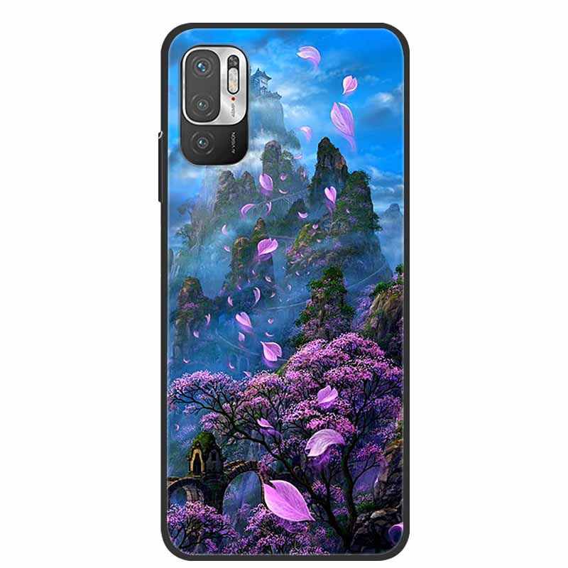 For Xiaomi Redmi Note 10 5G Case Marble Soft Silicone Back Case for Redmi Note10 5G Phone Cover For Xiaomi Redmi Note 10 5G Bag