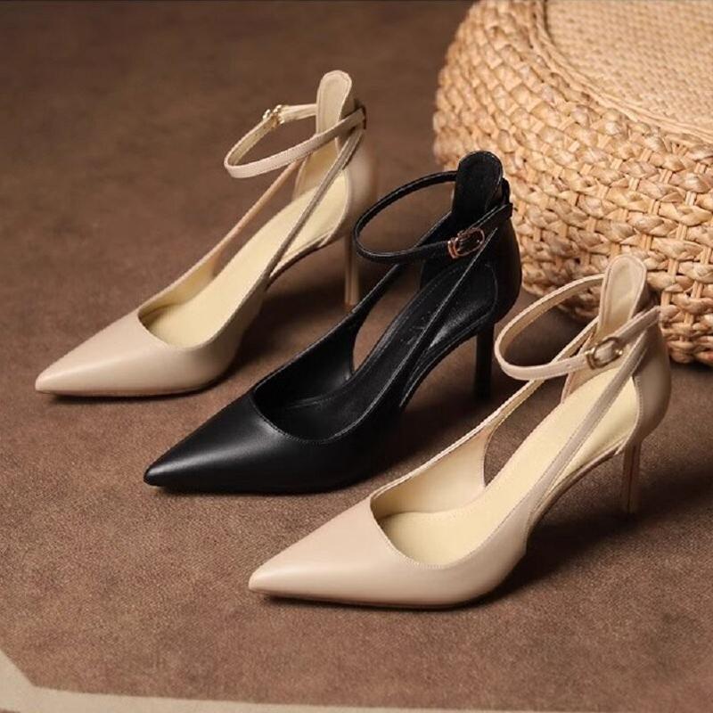Модные женские туфли-лодочки с острым носком, элегантные туфли на высоком каблуке, модные сексуальные туфли-стилетто, летние женские туфли 2025 тренд, Zapatos De Mujer