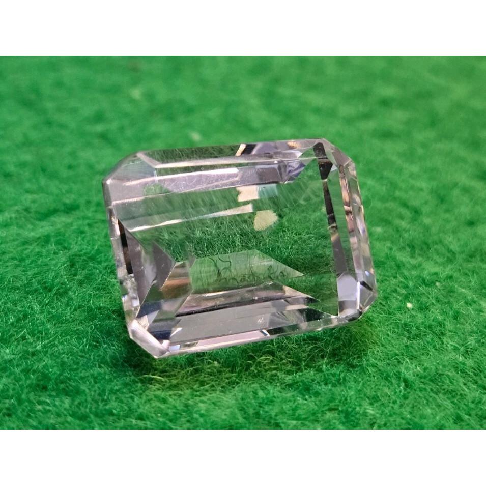 Light Peach Morganite Natural 19-21 Ct Emerald Cut Stunning Certified Gemstone