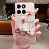 Для Motorola Moto G77 G67 Чехол Прозрачный Роскошный Модный Бабочки Цветы Мягкий ТПУ Силикон Пара Задняя Крышка для MotoG77 G 67 Корпус