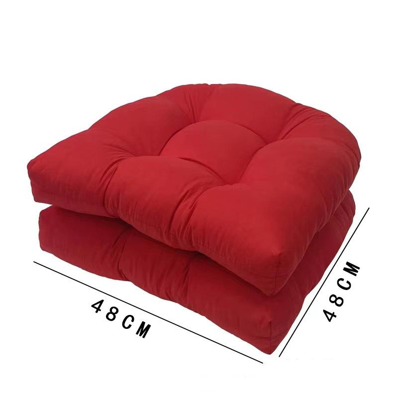 Outdoor Garden Chair & Sofa Cushions, Rattan Chair Cushions & Tatami Mats (Set of 2, 48x48cm)