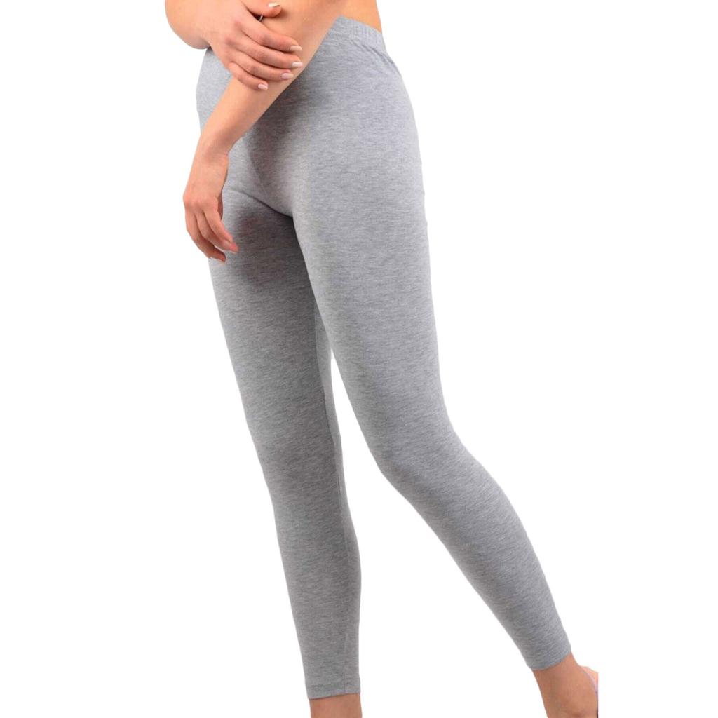 Kota Women 4005 Простые женские леггинсы капри с высокой талией без рисунка и длиной до колена