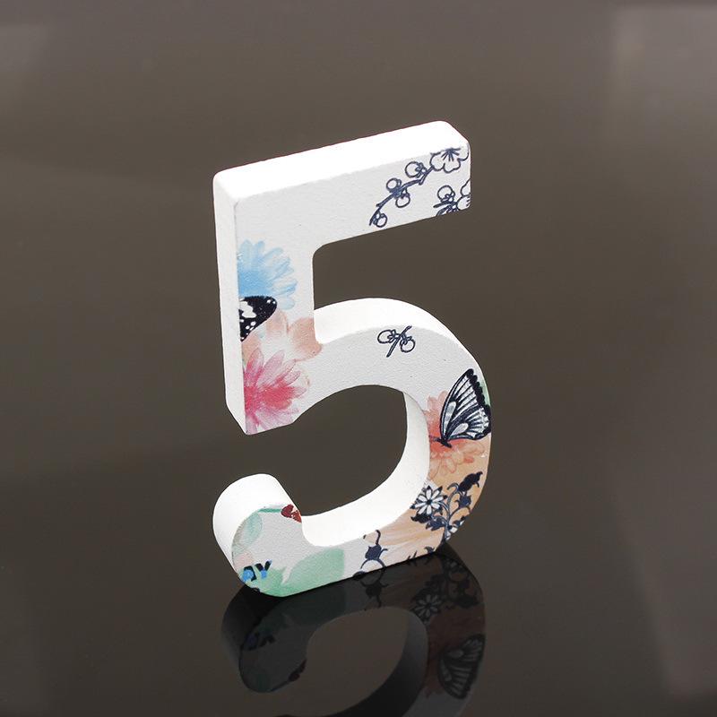 Wooden Alphabet Craft Letters Plaque Home Wedding Nursery Party Decoration