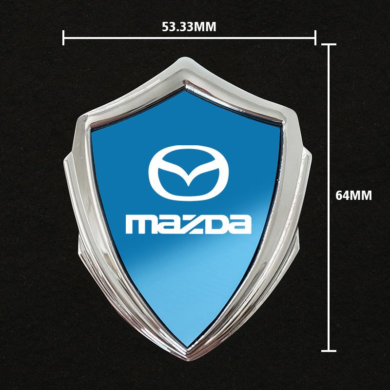 for Mazda 3 6 CX5 2 CX3 CX9 MX5 RX8 Axela Demio Atenza MS Motorcycle metal 3D sticker motorcycle trunk sticker ca1