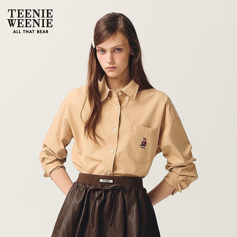 Teenie Weenie Женская весенняя рубашка с мультяшным мишкой