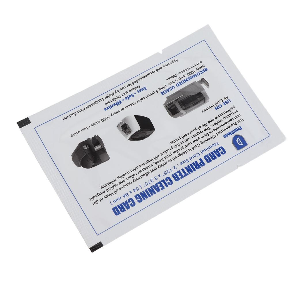 50pcs Credit Card Reader Cleaner POS Swipe Terminal Cleaning Cards for ATM Machines Card Printers