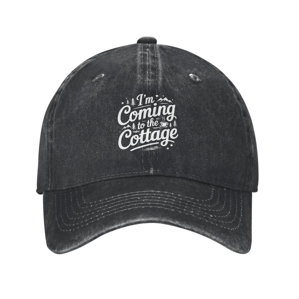 Im coming to the cottage Casual Baseball Cap For Men Women Summer Heated Rivalry Hat DIY Print Wholesale Baseball Caps