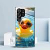 Резиновые Уточки Бассейн Мягкий Чехол для Samsung Galaxy S25 Edge S26 S24 S23 Ultra Чехол для Телефона S22 S21 Plus S20 FE С Рисунком