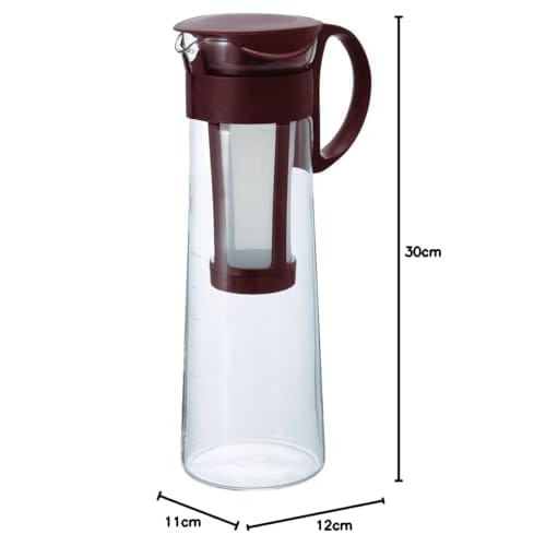HARIO Cold Brew Coffee Pot 1000ml with Removable Strainer Chocolat Brown MCPN-14CBR 8 Cups Made In Japan