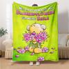 Flowers Soul Blanket Soft Throw Blanket For Home Bedroom Bed Sofa Travel Office Solid Christmas Blanket