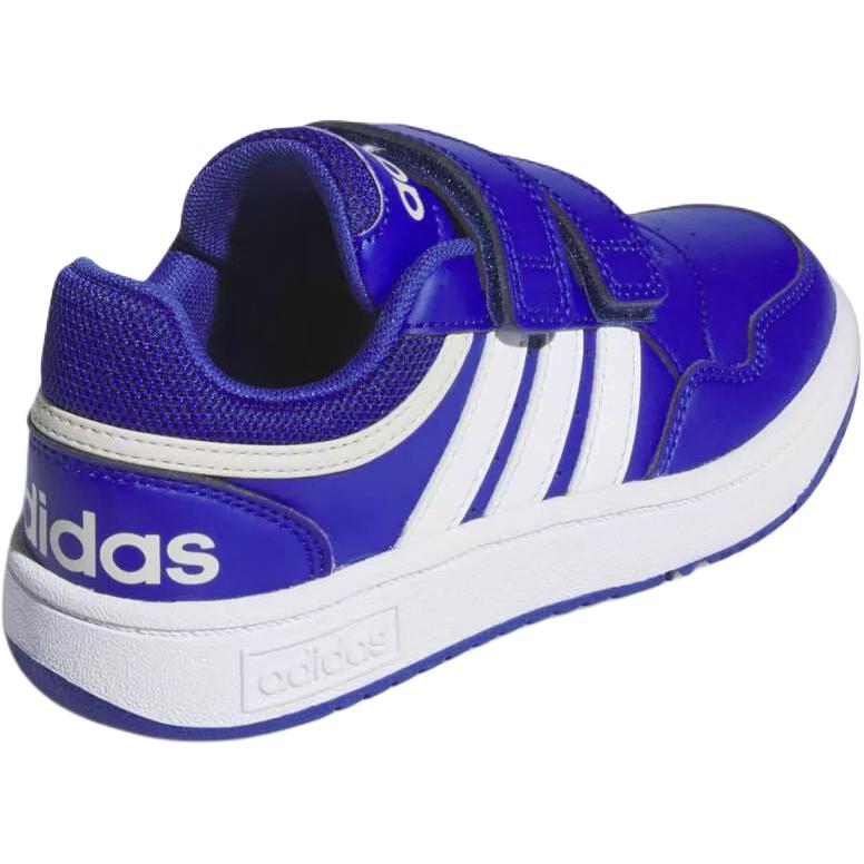 adidas Hoops 3.0 Cf C Удобные Нескользящие Прочные Низкие Детские Кеды для Скейтбординга Синие Детские Кроссовки IH8013