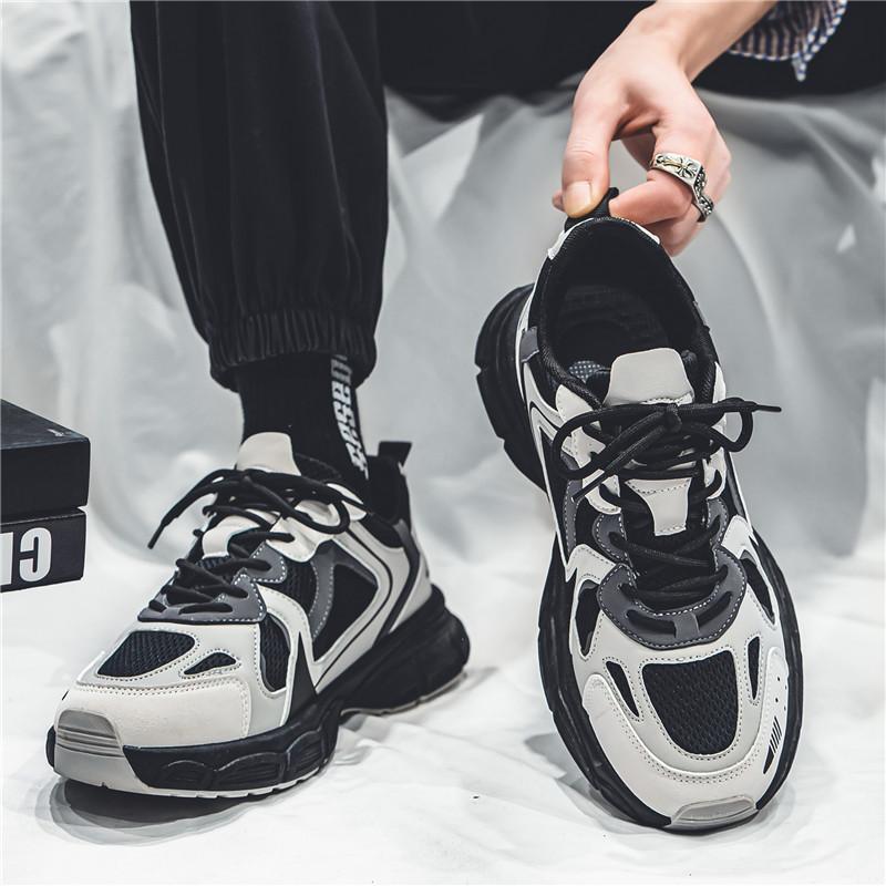 Мужские повседневные кроссовки, модная обувь на вулканизированной платформе, мужская спортивная обувь на толстой подошве, повседневная обувь для тенниса, модные кроссовки для мужчин