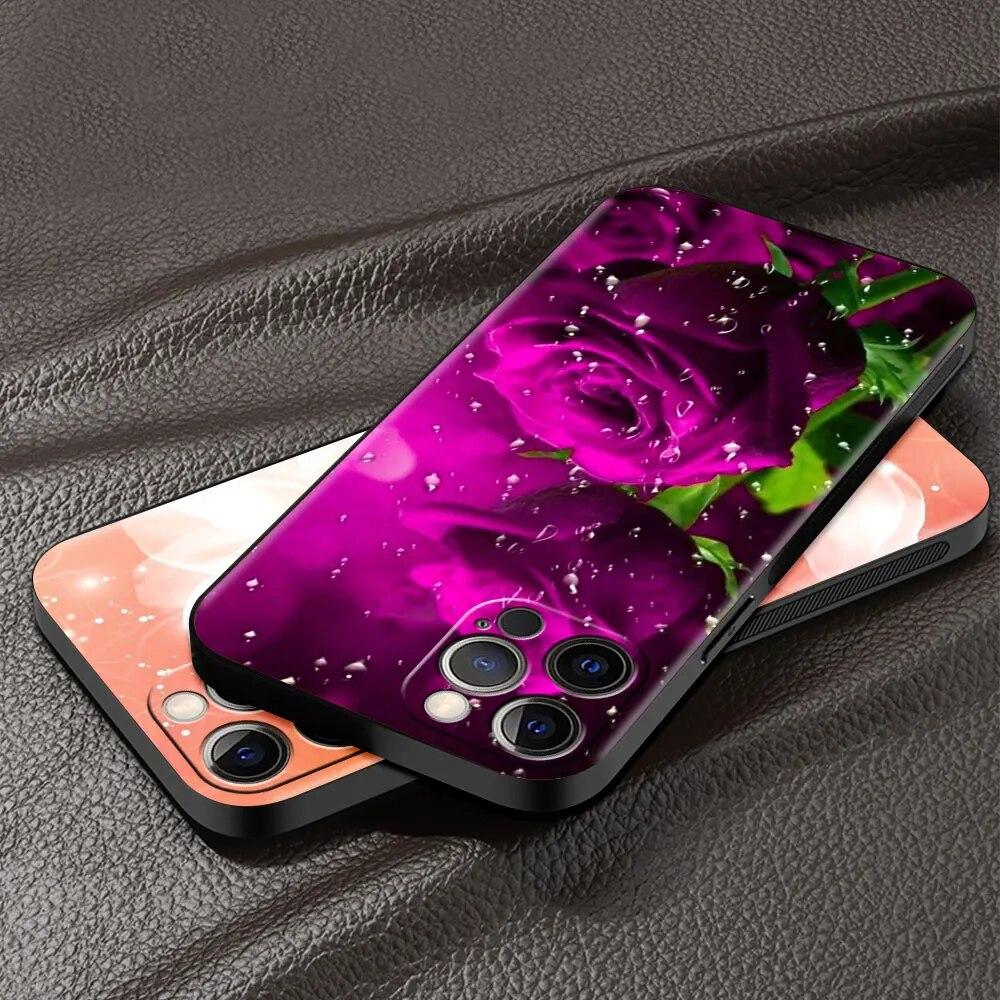Чехол с цветочным принтом для телефона iPhone Samsung Galaxy Redmi Xiaomi Oppo OnePlus Note SA 7 8 9 10 11 12 13 14 20 21 22 23 53 54 Pro Max Plus Ultra TPU Soft