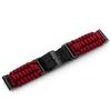 Victorinox 21mm Paracord Watch D1 Pin Red Strap, Tool-Free, Buckle, Lightweight, Breathable, [V.60051]