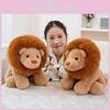Cartoon Lion Plush Toy For Kid Soft Sleep Companion Gift Doll
