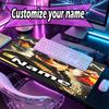 Custom Name Personalized Michael Jackson Pattern Mousepad, Laptop PC Desk Mat, Decorative Desk Mat for Home Keyboard Pad Gift