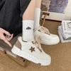 Star Pattern Sneakers Women's Spring New Muffin Soft Bottom Color Matching Lace-up Lightweight Fashion Women's Casual Sneaker