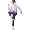 Li Ning Fitness Series УФ-защита Водонепроницаемая дышащая однотонная молния с капюшоном UPF50+ Солнцезащитная куртка женская куртка сиреневого цвета AFDU460-4