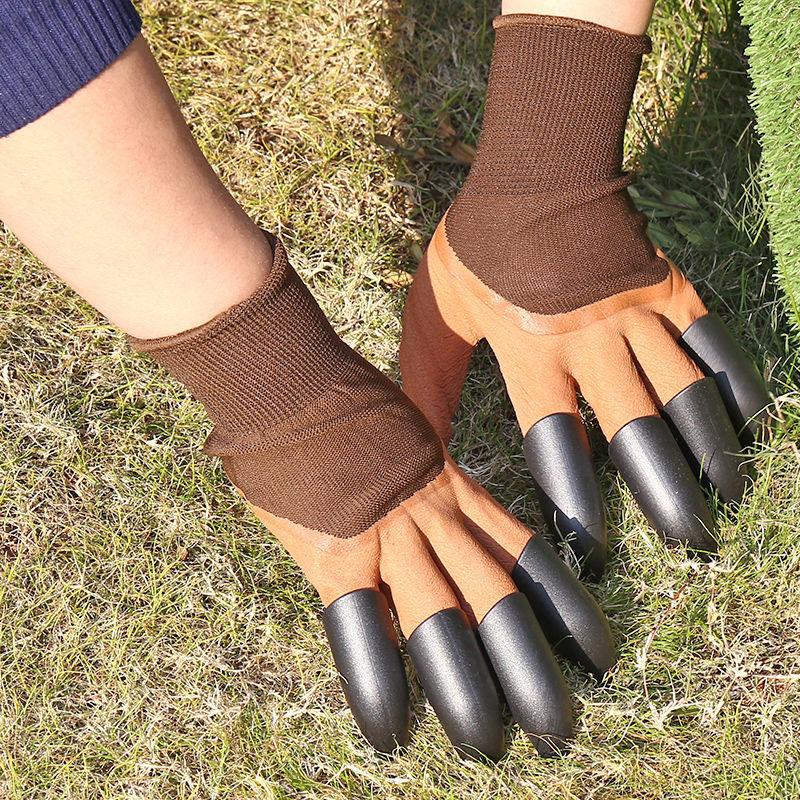 Gardening Gloves Coated Claw Digging Weeding Protective Work Gloves