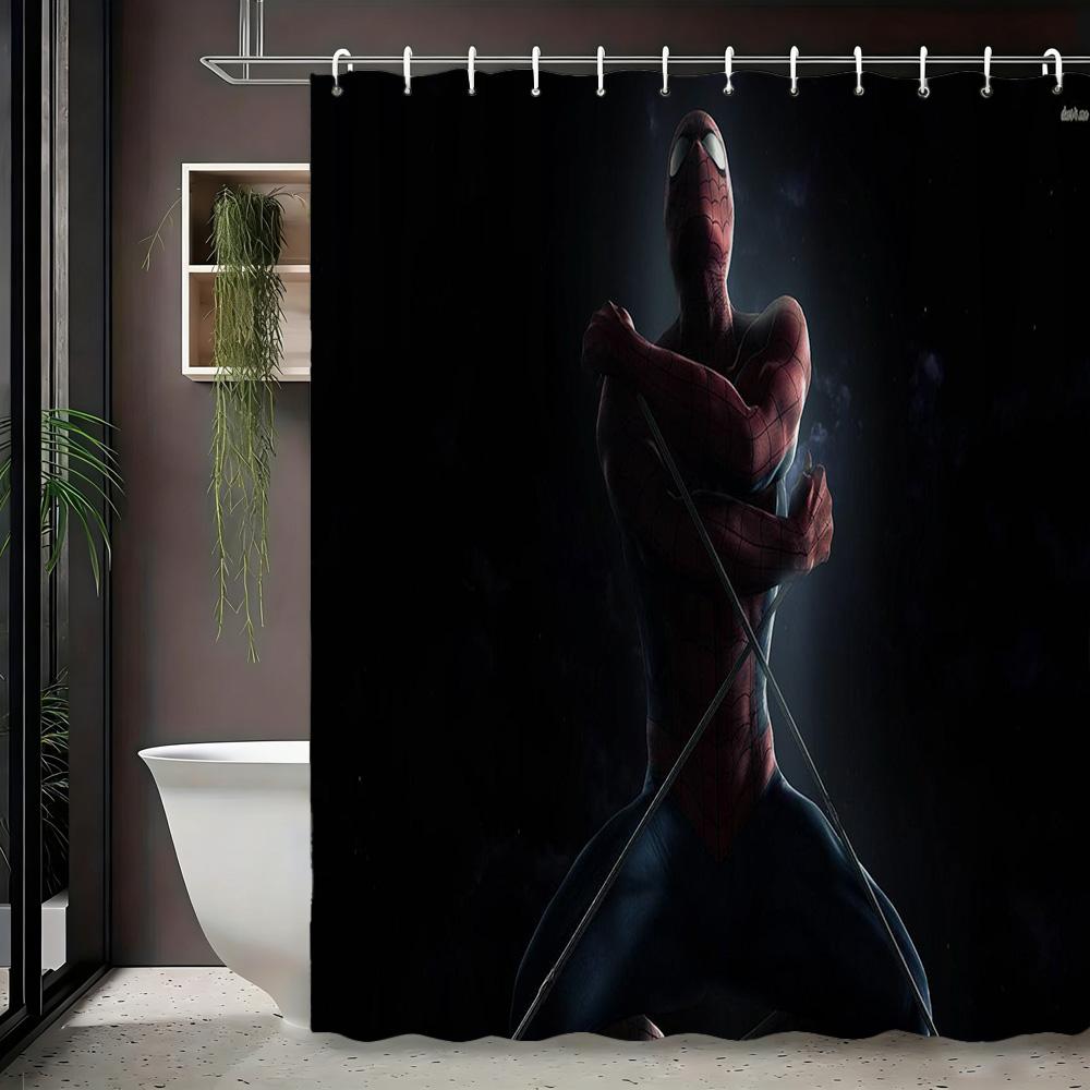 Водонепроницаемая шторка для душа Spider-Man Multiverse Collage для декора в стиле супергероев