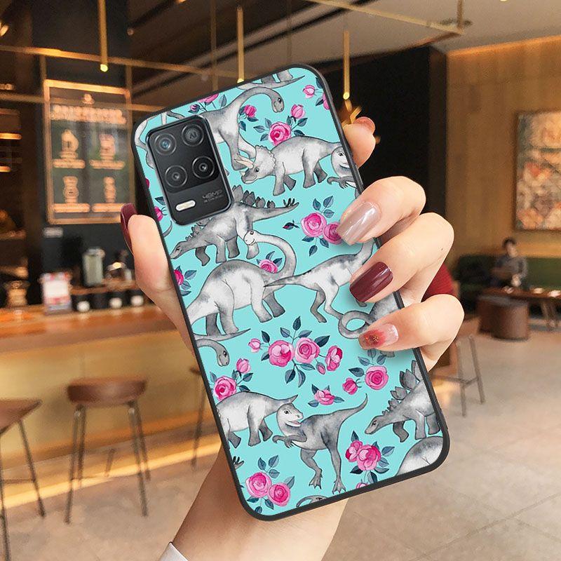 Чехол для телефона Funda с рисунком динозавров для oppo Realme 8Pro 6PRO 6i 7pro 9i 9pro C11 C21Y C21 C25Y C25S C3 Q3S XT, чехлы