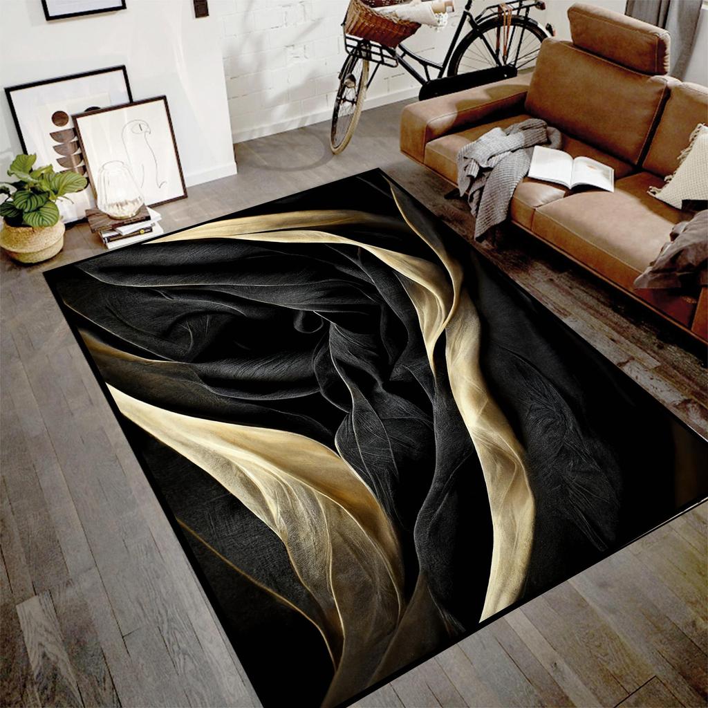 EPeddler Домашний декоративный леопардовый узор Цифровая печать Моющаяся нескользящая точечная основа Новое поколение ковров для гостиной, кухни, прихожей и напольного коврика