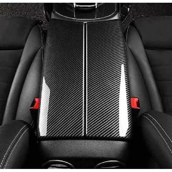 Durable Car Carbon Fiber Armrest Box for Mercedes Benz E Class W213 2016-