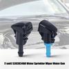 5303834AB Windshield Washer Nozzle Pair, ABS Clip-In Front Nozzle Unit for Vehicle Washer System Care Daily Use