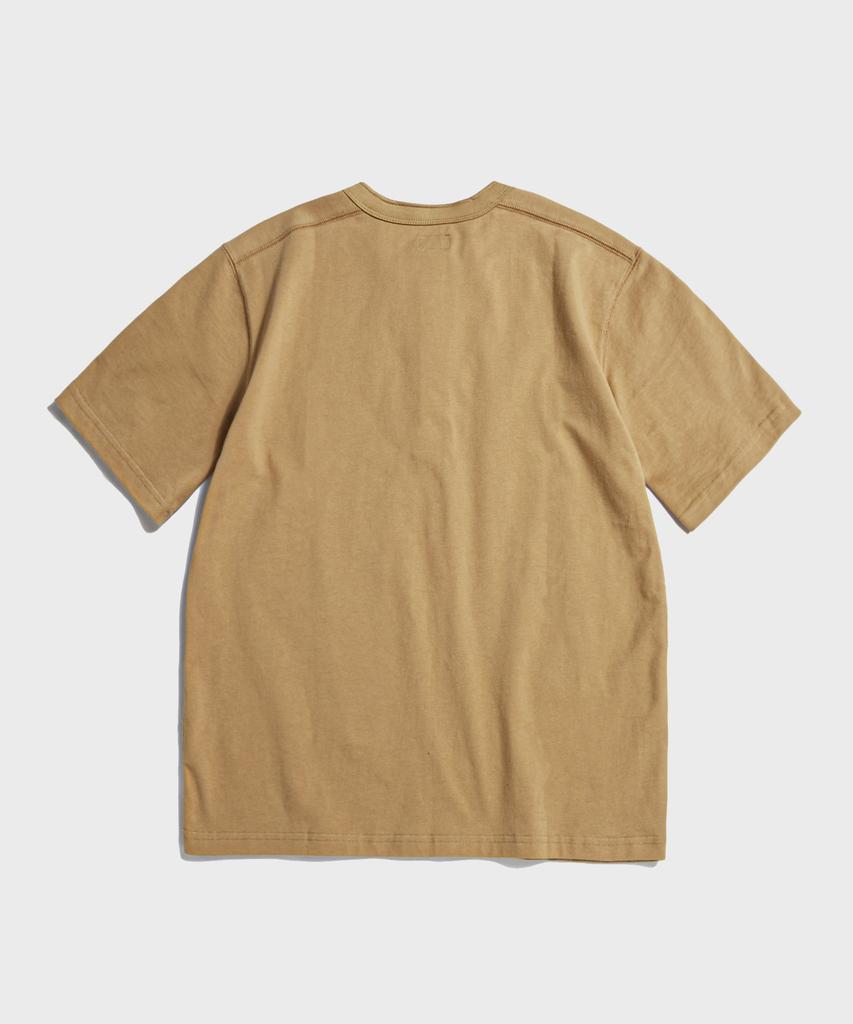 Beulonseun 10,6 унций Хлопковая футболка-henley с коротким рукавом Верблюжий