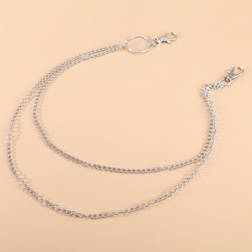 Европейская и американская хип-хоп панк модная цепочка на тело - трендовая цепочка на талию и брюки