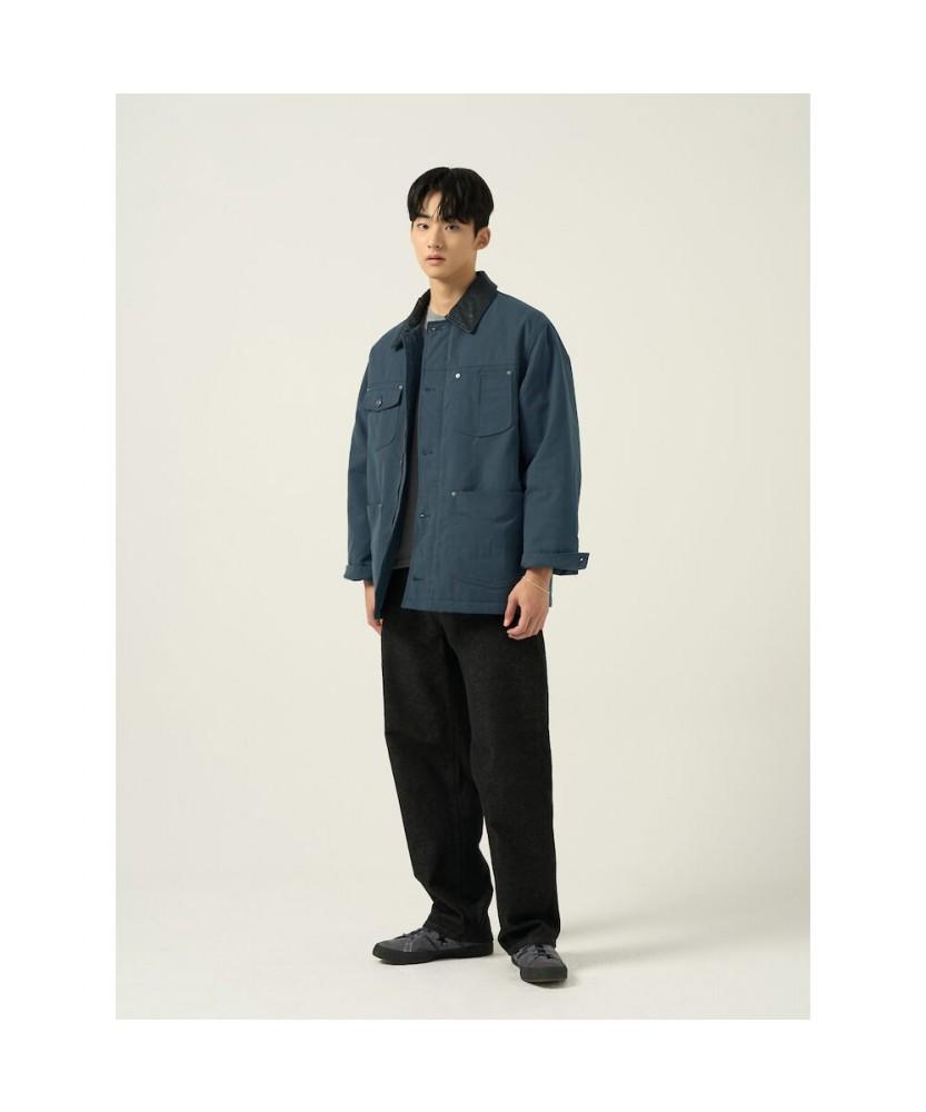 Beanpole Men Leather Collar Field Jacket Navy