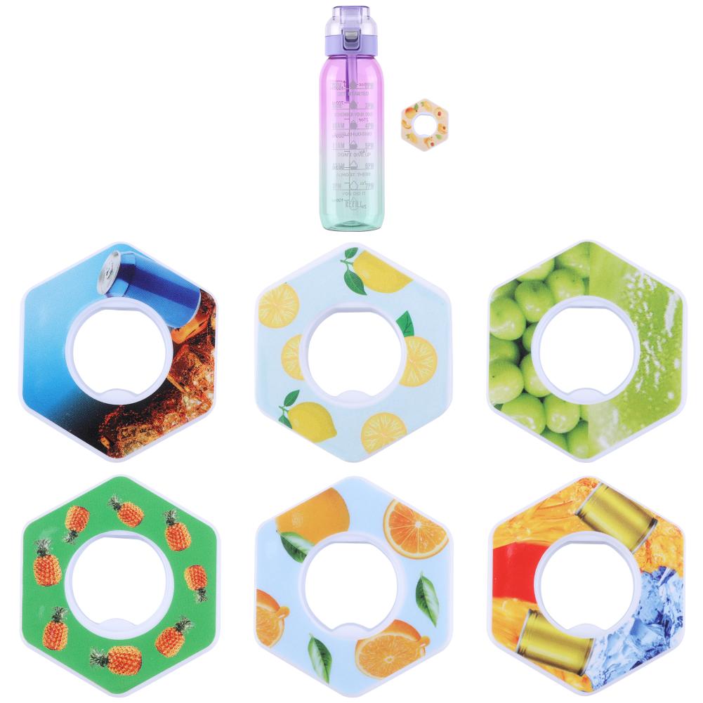 Бутылка для воды с ароматом воздуха 1000 мл, чашка для воды Scent Up, спортивная бутылка для воды для фитнеса на открытом воздухе, модная чашка для воды с ароматическими капсулами