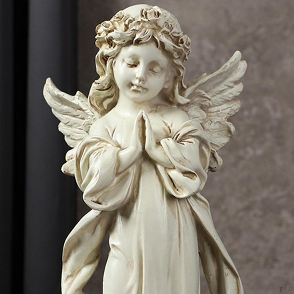 Статуя ангела, креативные фигурки, статуи ангелов, миниатюры, декор, сказочный сад