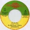 7-дюймовая пластинка K OSS, U ROY / K OSS, DENNIS ALCAPO - It's So Nice / Funny Feeling RIS017 Roots Internati 2012 Великобритания Регги, Ска и Даб