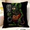 Modification culture choppers RRat Fink  Natural Linen Organic Fabric DoubleSided Printing Sofa Home Decor Gift Pillow Case