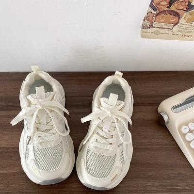 Платформенные кроссовки «папины кроссовки» женские летние новые универсальные маленькие легкие дышащие повседневные туфли туфли на платформе