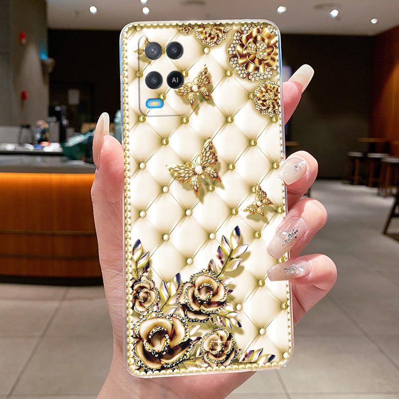 Casing For OPPO A54 4G Case CPH2239 Luxury Dragon Cute Cool Boys Girls Transparent Soft TPU Back Cover For OPPO A54 Phone Case