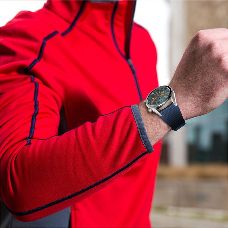 Ремешок для часов 22 мм силиконовый ремешок для Huawei Watch GT 2 Pro GT3 GT4 46 мм сменный ремешок для часов Samsung Galaxy Watch 46 мм Gear S3