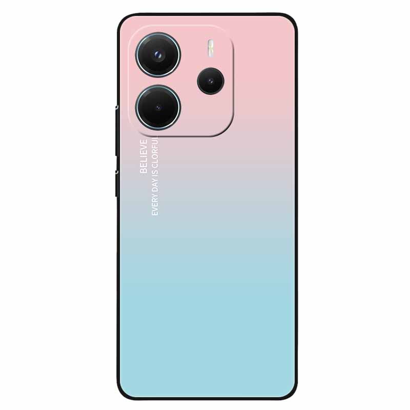 For Redmi Note 14 4G Case Marble Soft TPU Black Phone Cases for Xiaomi Redmi Note 14 5G Global Silicon Cover On Note14 2025 Capa